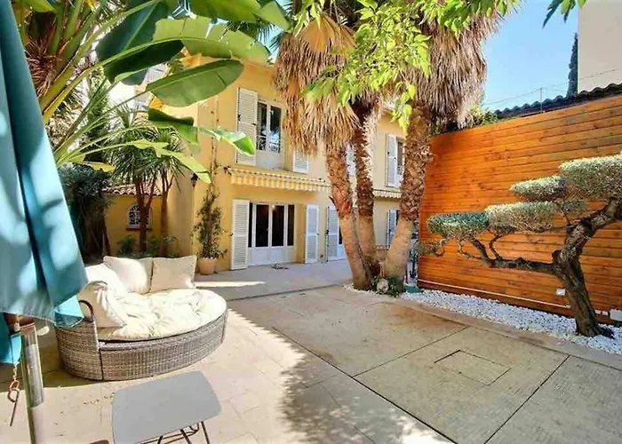 Eden Housse Villa, Pool, 2 Min To Beaches * Antibes